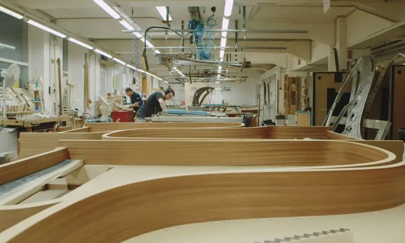 Steinway Factory - Craftsmen making Steinway pianos - STROMA Films