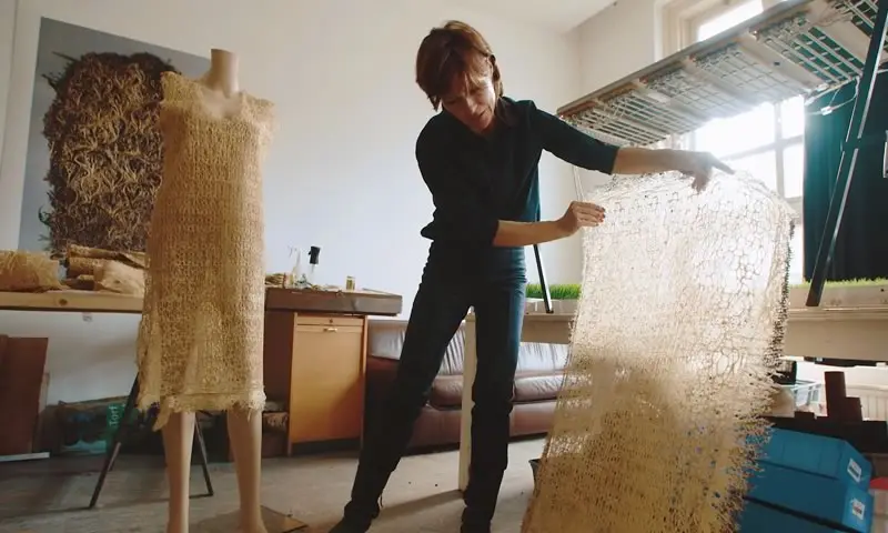 Diana Scherer, an artist, designer and plant root weaver from The Netherlands Fashioned From Nature by STROMA Films