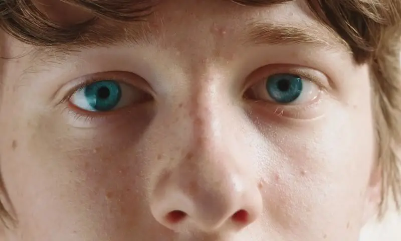 Close up of a St Mary's Music School pupil in Edinburgh by STROMA Films